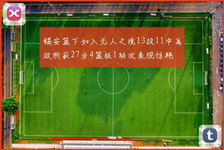 锡安篮下如入无人之境13投11中高效斩获27分4篮板1助攻表现惊艳