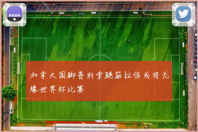 加拿大国脚普利索腿筋拉伤或将无缘世界杯比赛